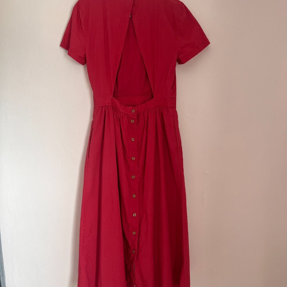 Madewell Open-Back Midi Dress - Picture 3 of 8